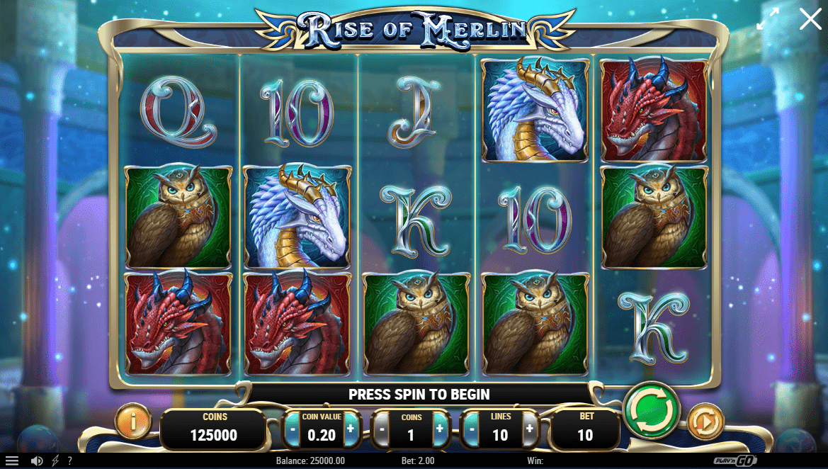 The rise of Merlin involves mystical symbols and a playgrid.